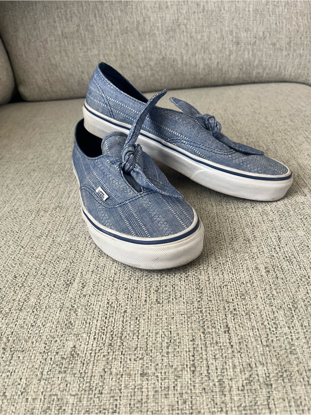 Vans Blue Slip-On Sneakers